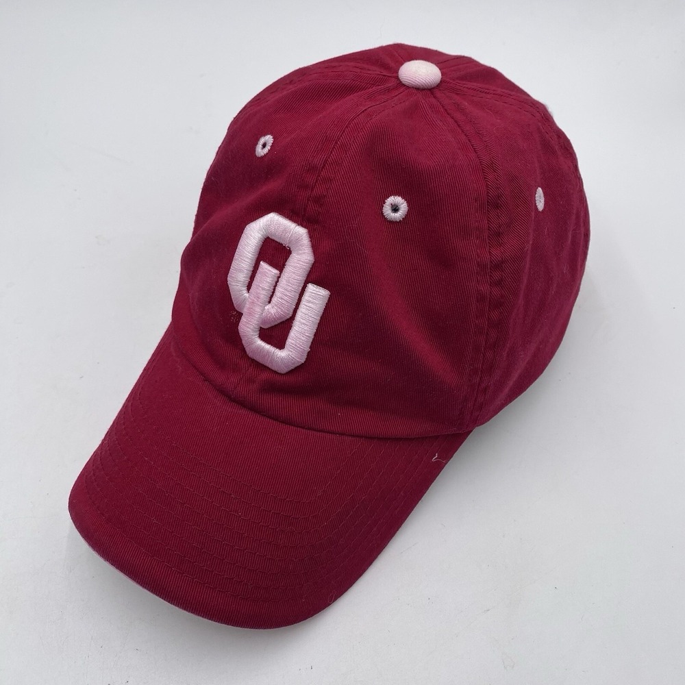 Oklahoma Sooners Hat Top Of The World Strapback Cleaned Red Clean Up Cotton Dad